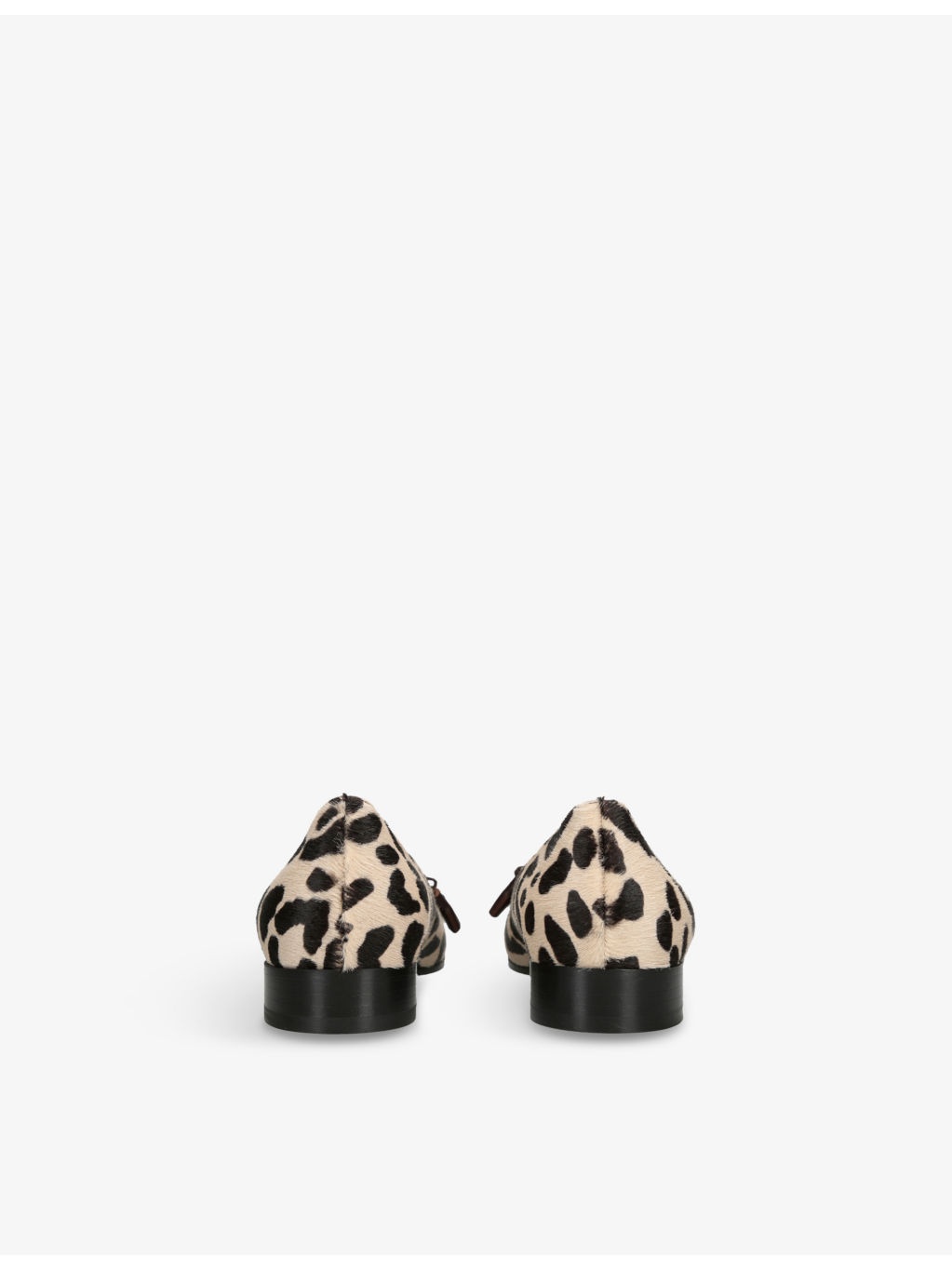 Valet Du Roi Leopard-Print Calf-Hair Ballet Flats - 4