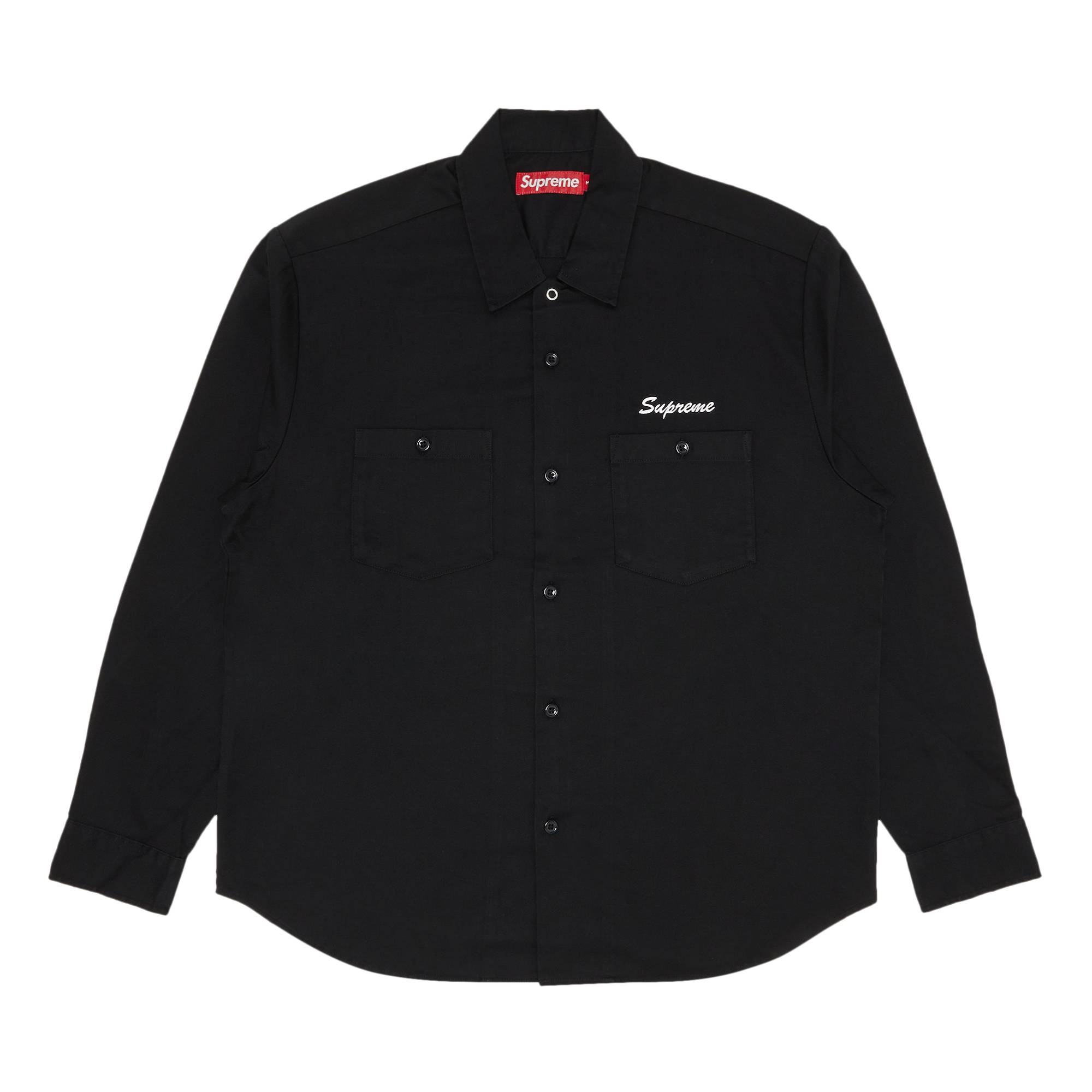 Supreme American Psycho Work Shirt 'Black' - 1