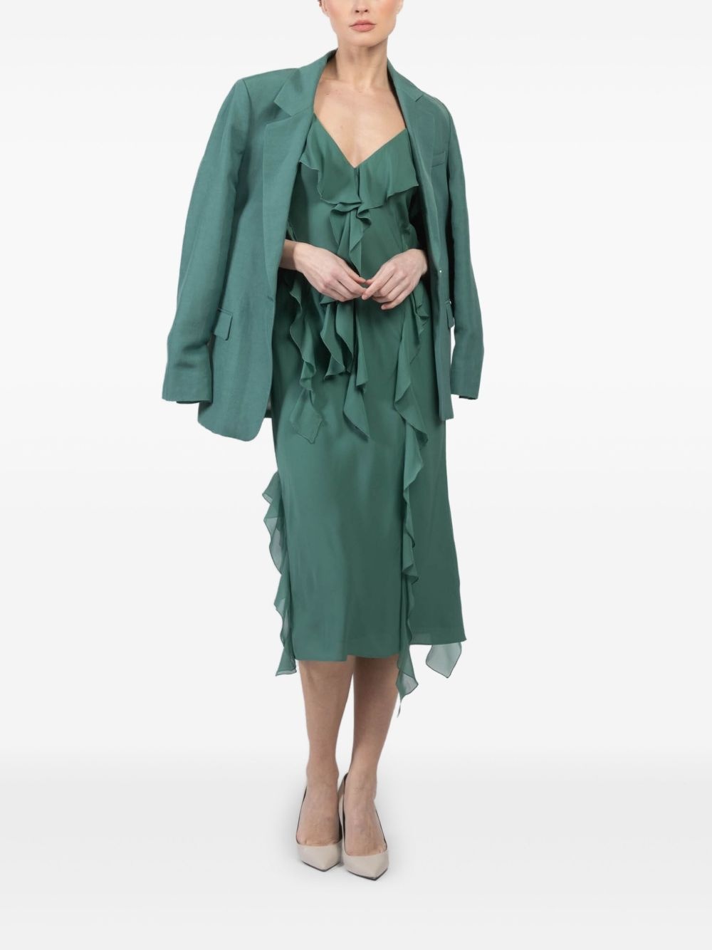 silk dress - 2
