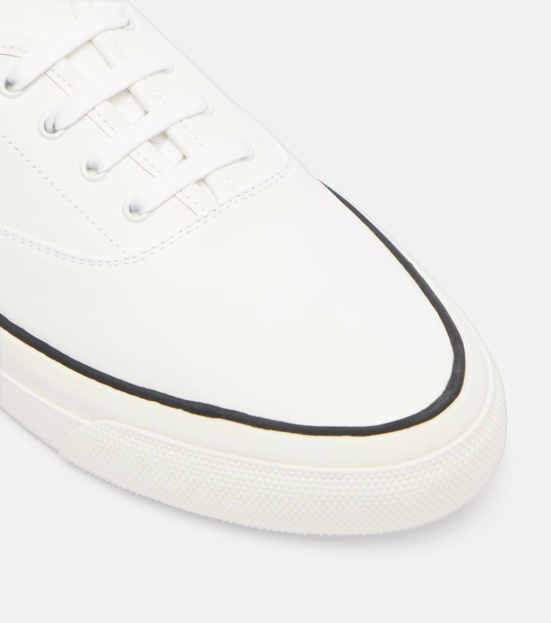 Minimalist leather sneakers - 5