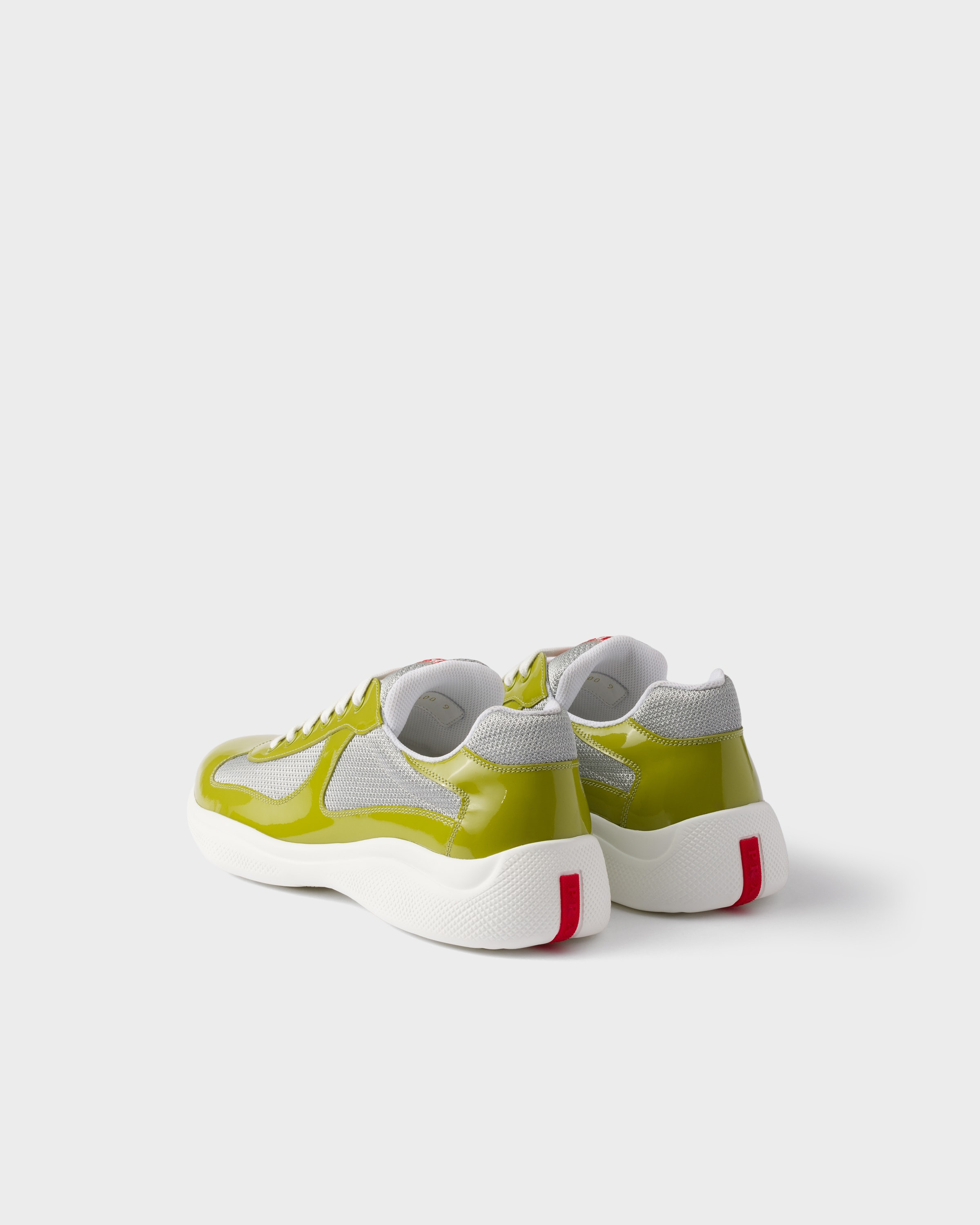 Patent leather and technical fabric Prada America's Cup sneakers - 4