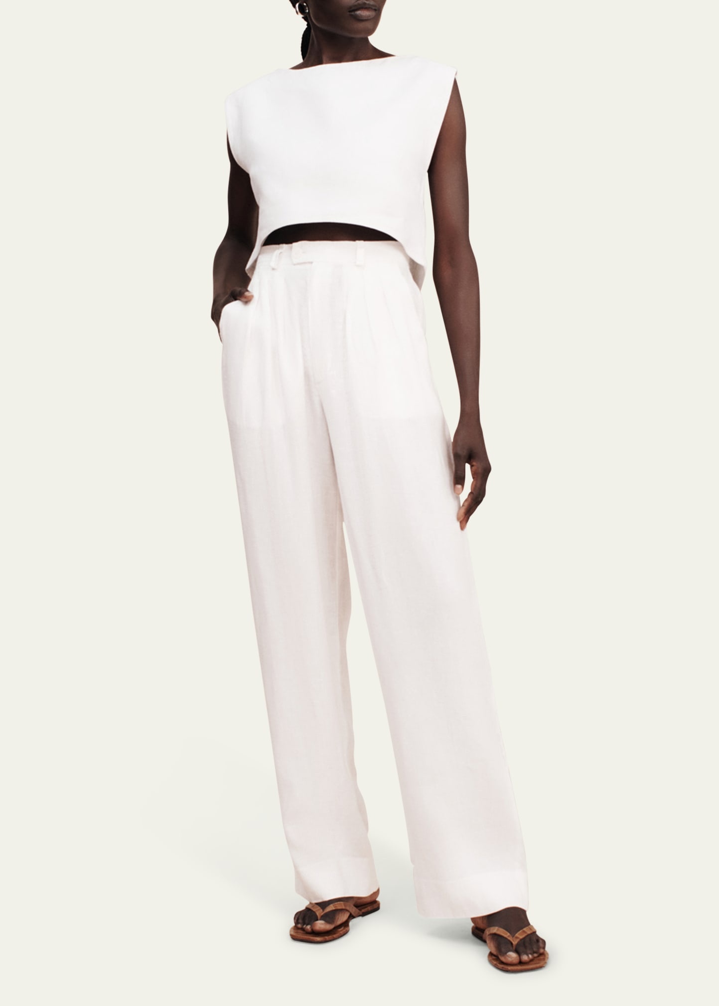 Louis Tailored Straight-Leg Trousers - 4