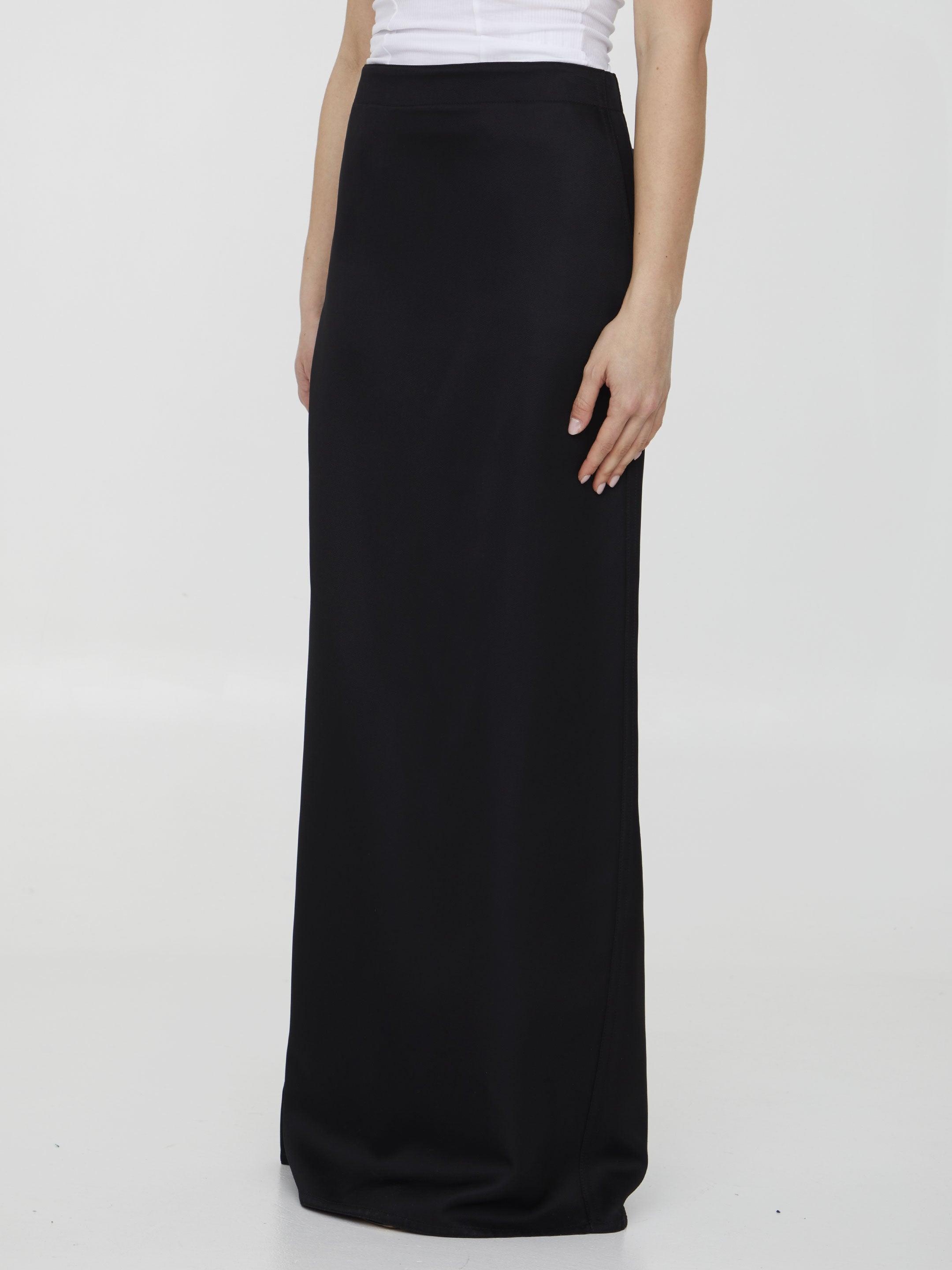 Bottega Veneta Silk Twill Skirt - 2