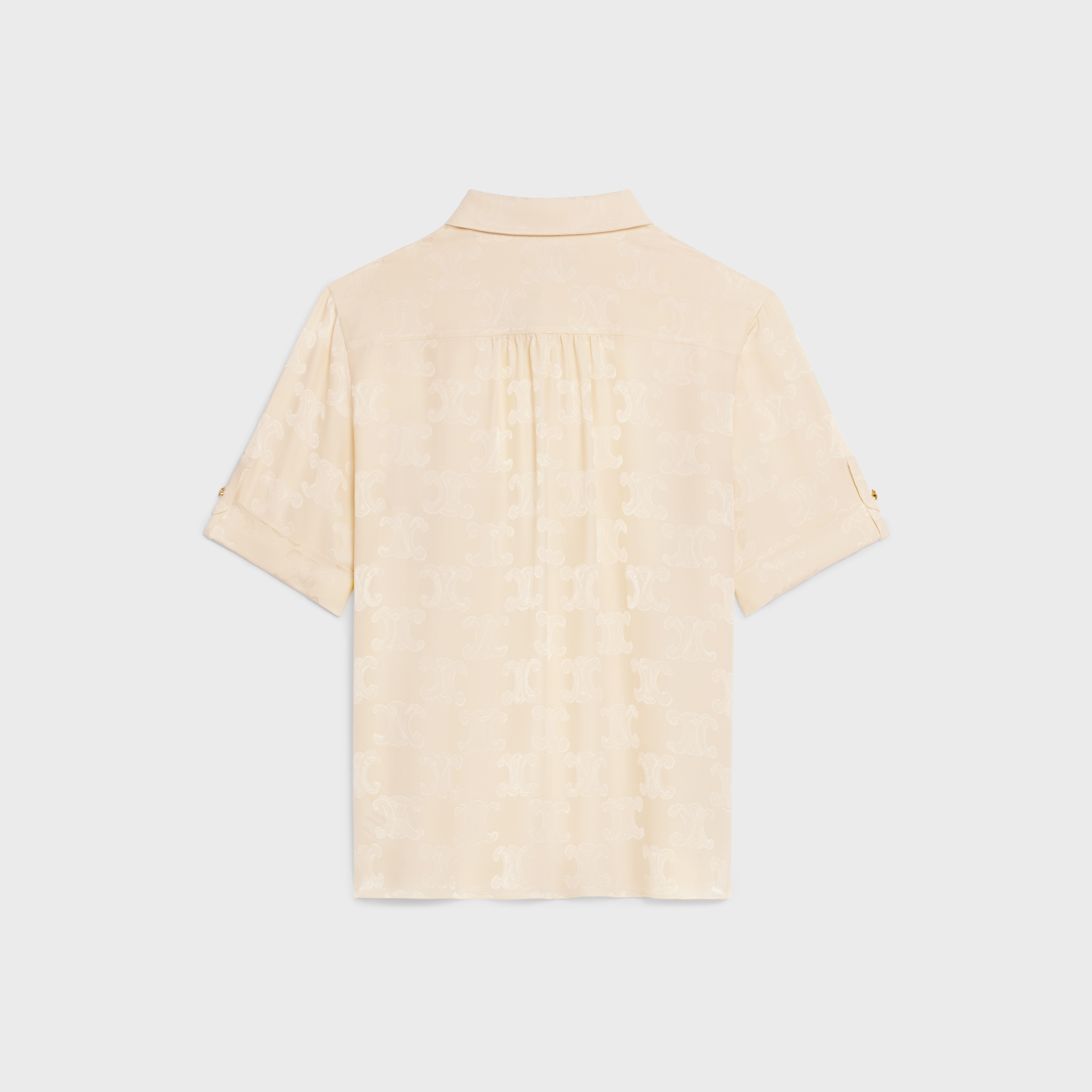 Triomphe blouse in shiny matte Silk - 2