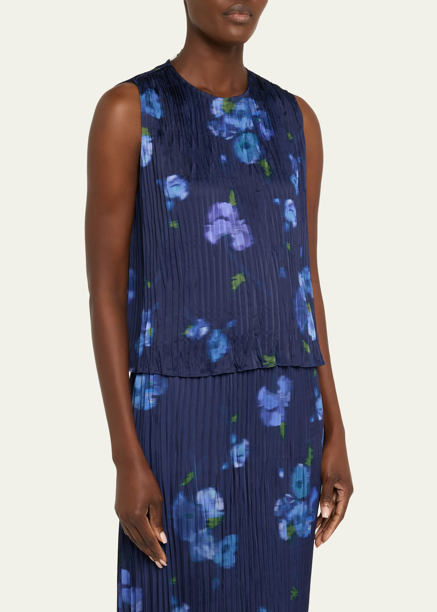 Blurred Poppy Top - 4