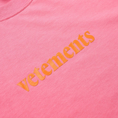 VETEMENTS VETEMENTS Logo Tee outlook