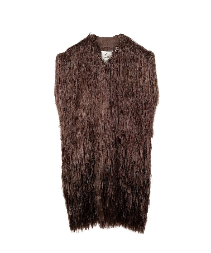 Shaggy Fringe Knit Vest 24