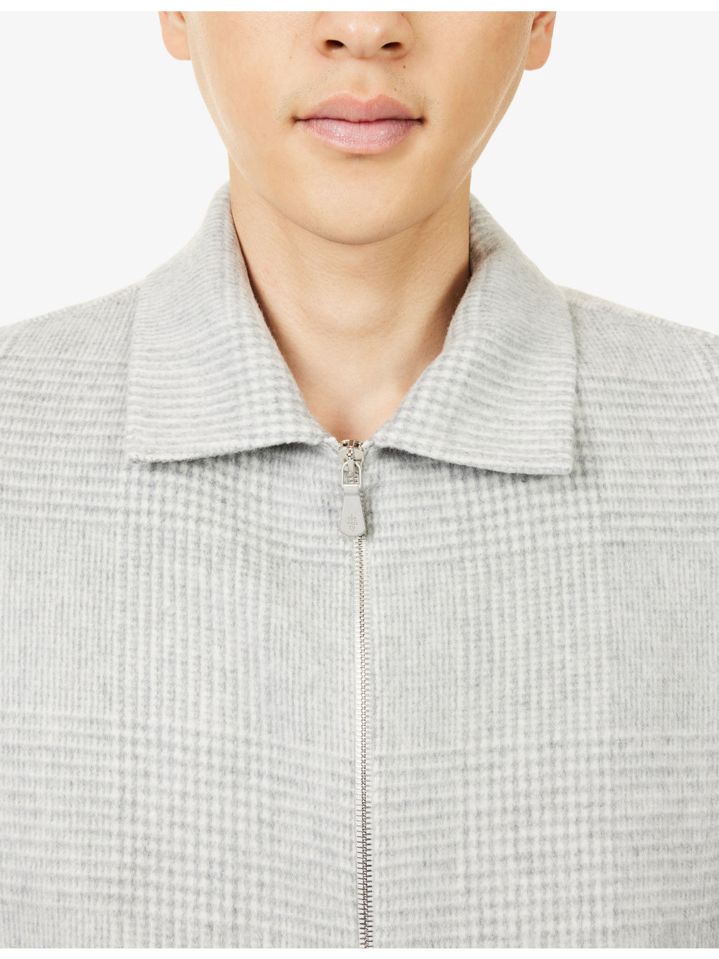 V-Neck Long-Sleeves Wool Cardigan - 5