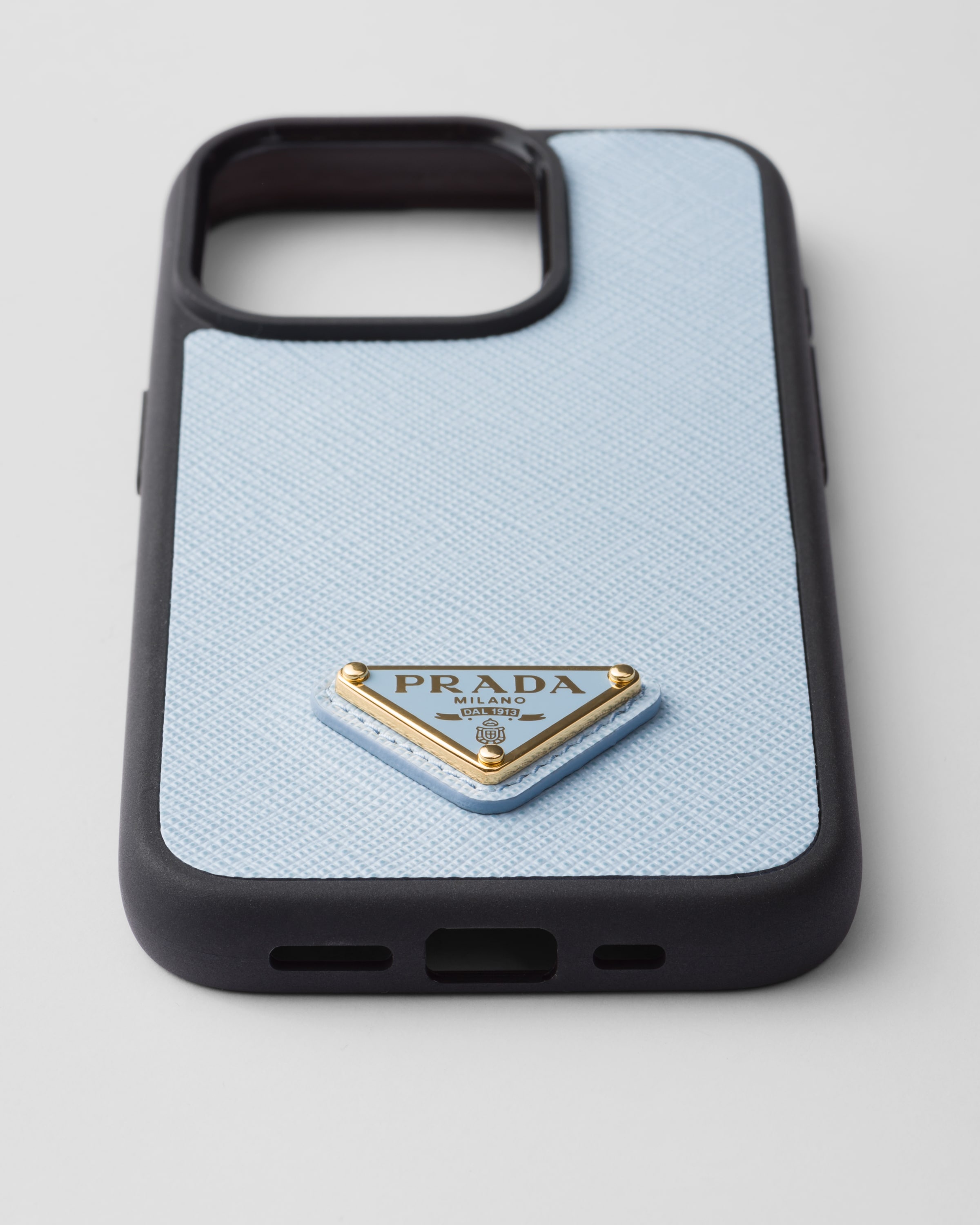 Saffiano leather cover for iPhone 15 Pro - 2