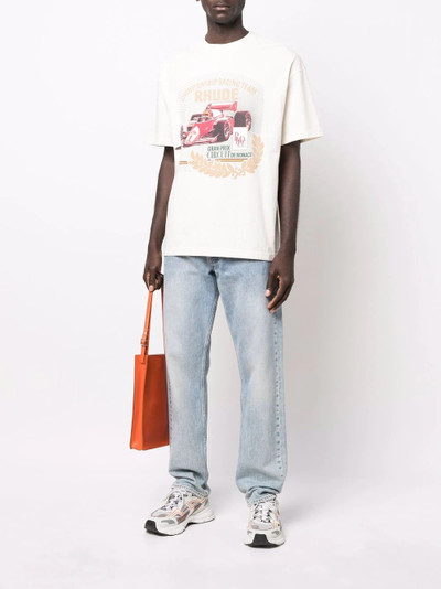 Rhude graphic-print cotton T-shirt outlook