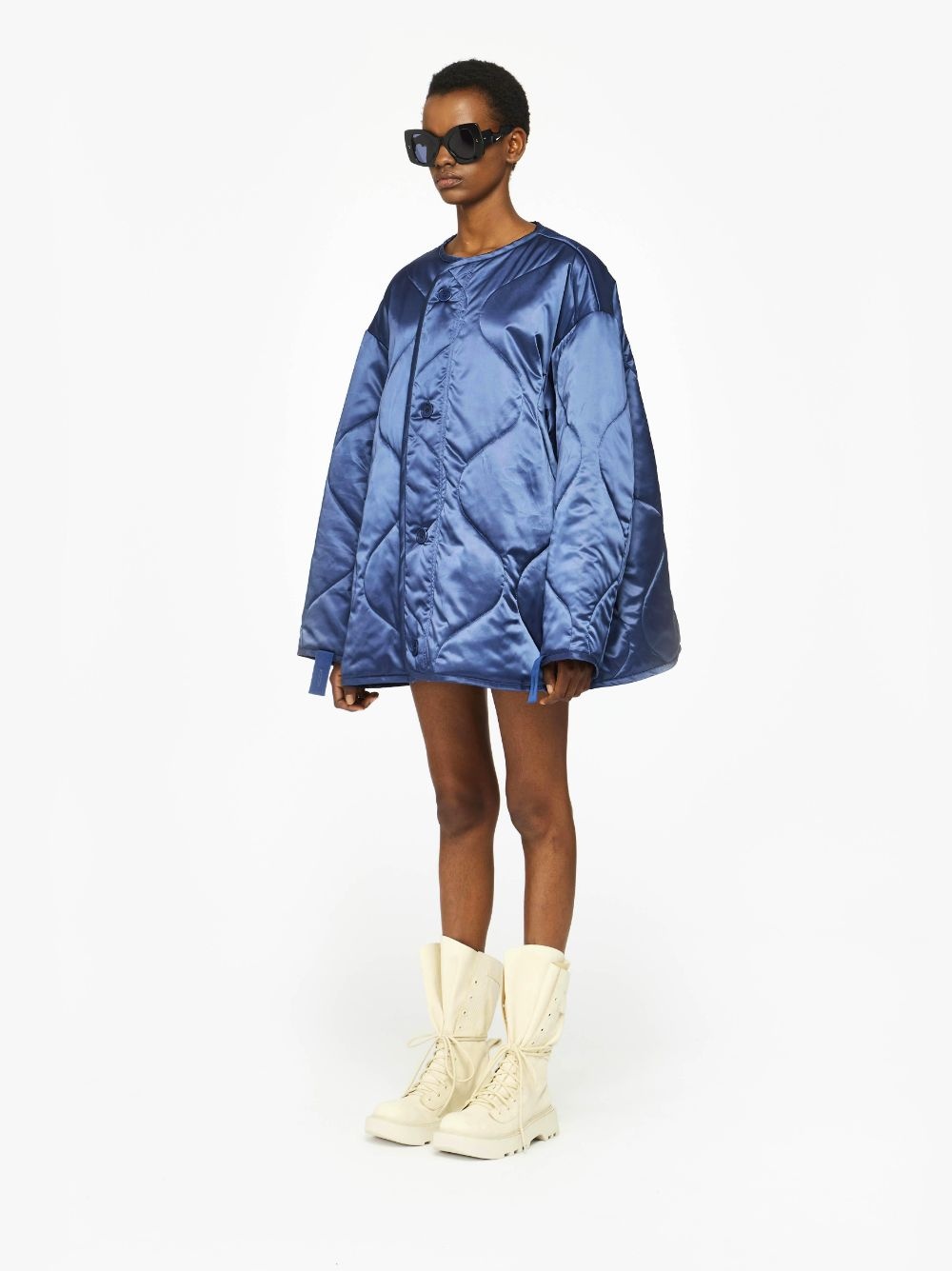 OVERSIZED QUILTED JACKET - 4