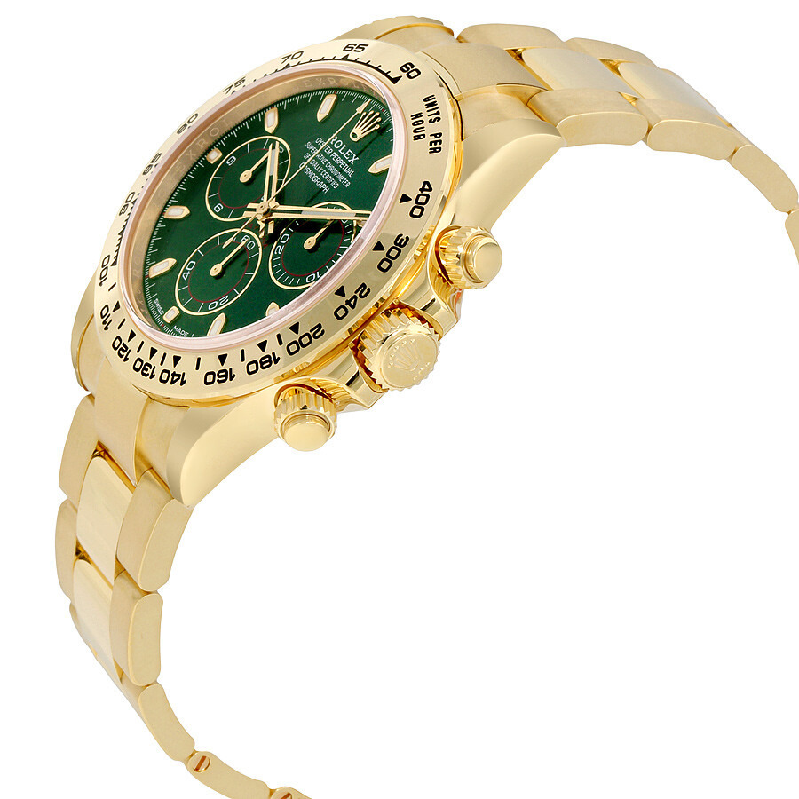 Pre-owned Rolex Cosmograph Daytona Chronograph Tachymeter Green Dial Men's Watch m116508-0013 - 2