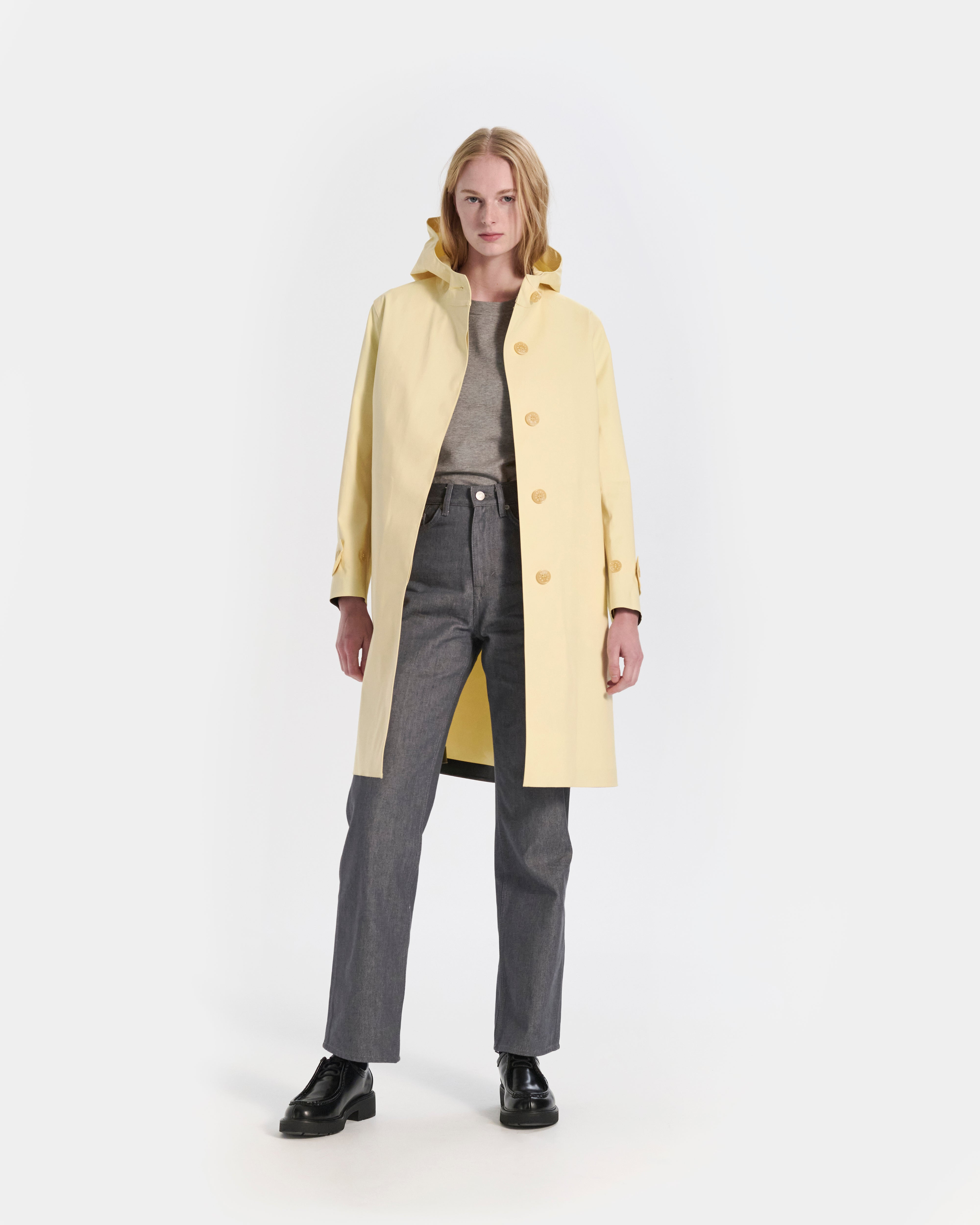 Watten Rubberised Hooded 3/4 Length Coat - 2
