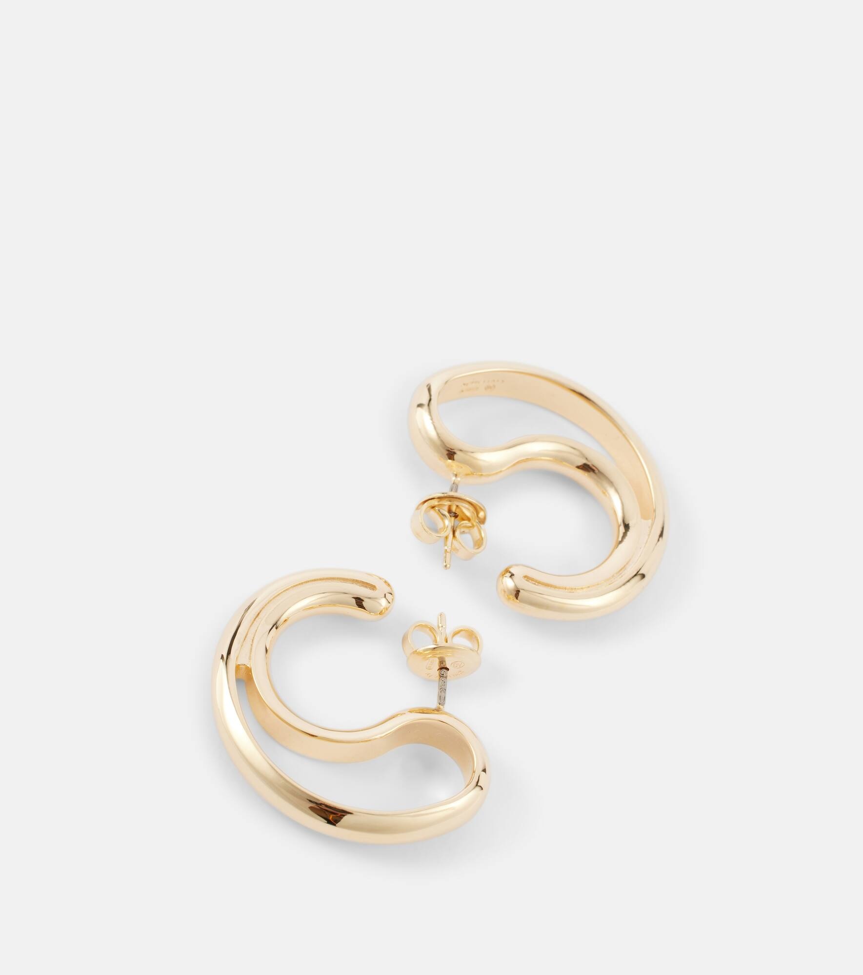 Drop 18kt gold-plated sterling silver earrings - 4