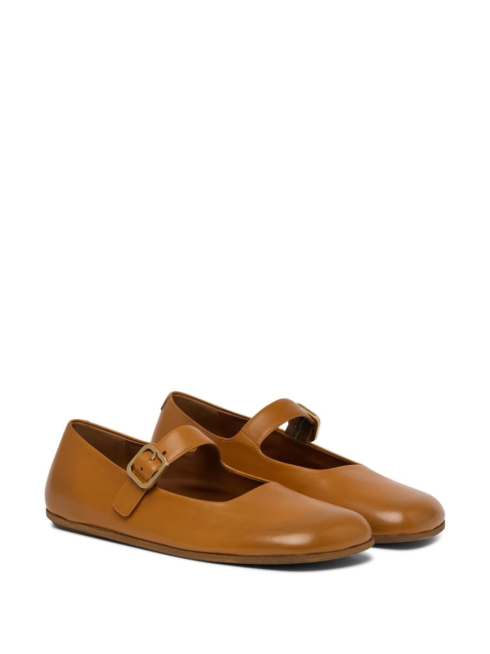 leather ballerina shoes - 2