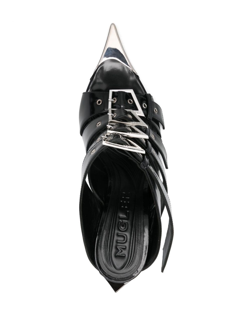 100mm buckle-detailed sandals - 4
