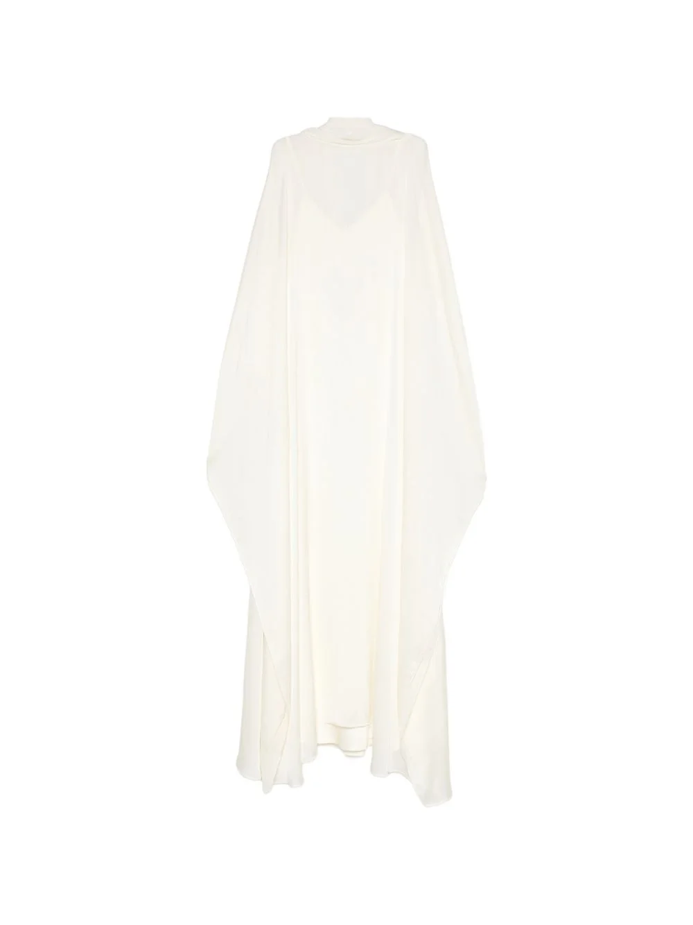 sheer pleated kaftan - 1