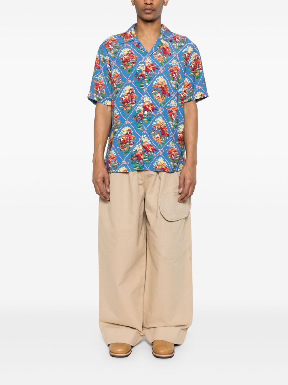 graphic-print shirt - 2
