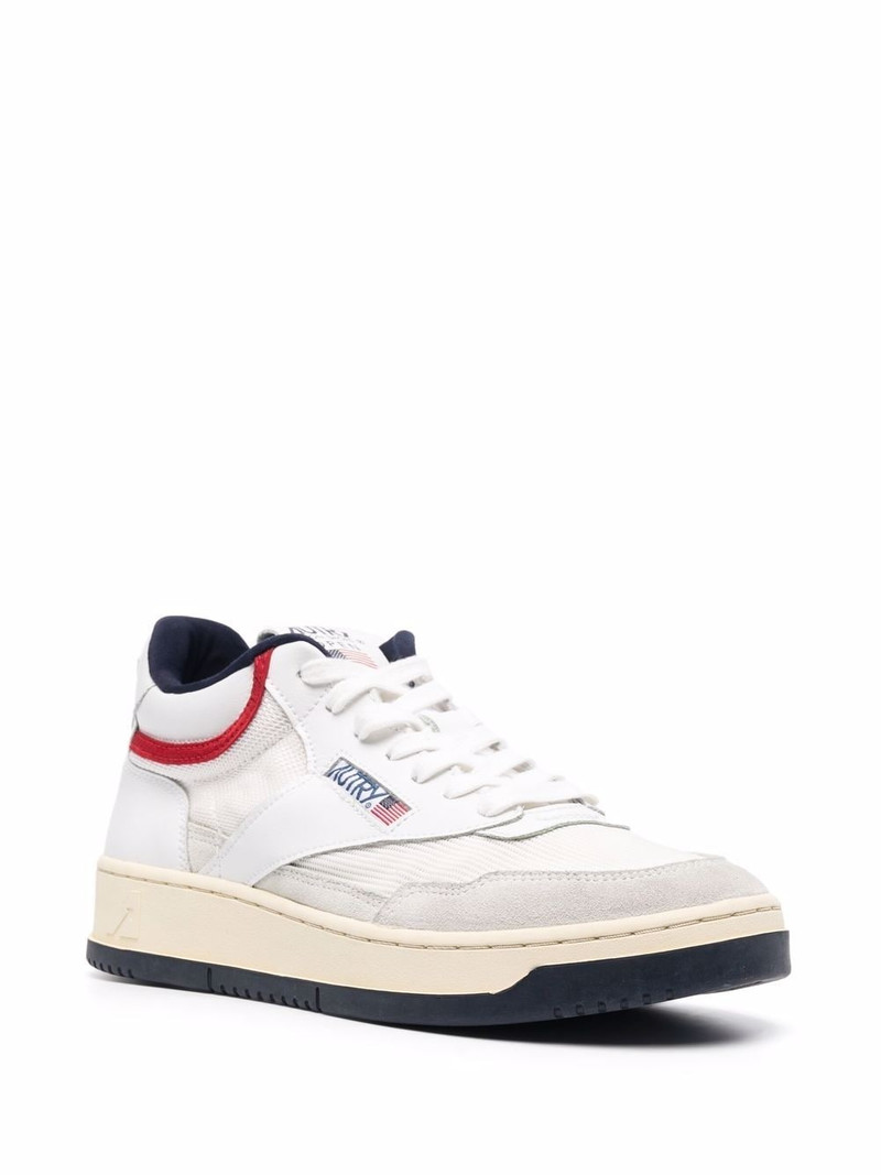 AUTRY side logo-patch sneakers outlook