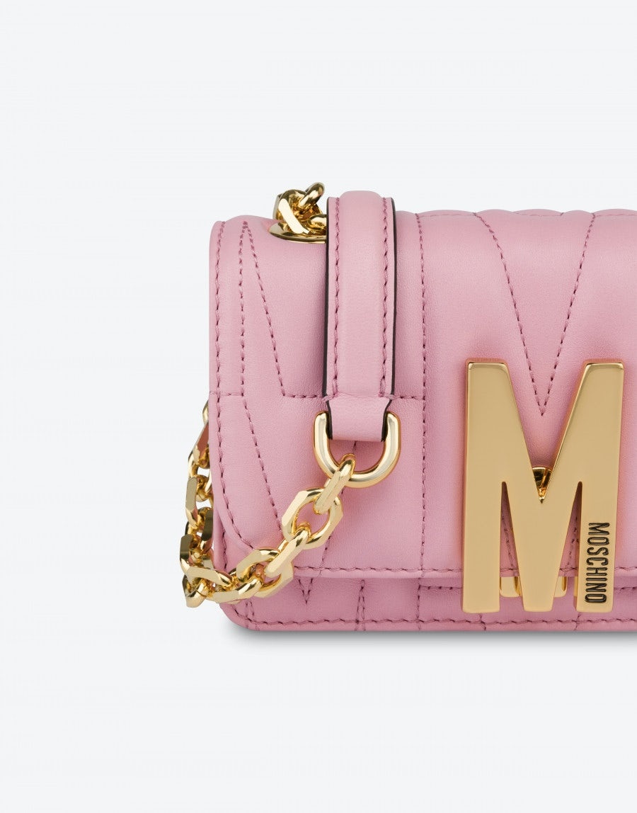 MINI QUILTED M BAG WITH SHOULDER STRAP - 4