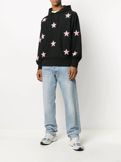 Sandro embroidered star patch hoodie outlook