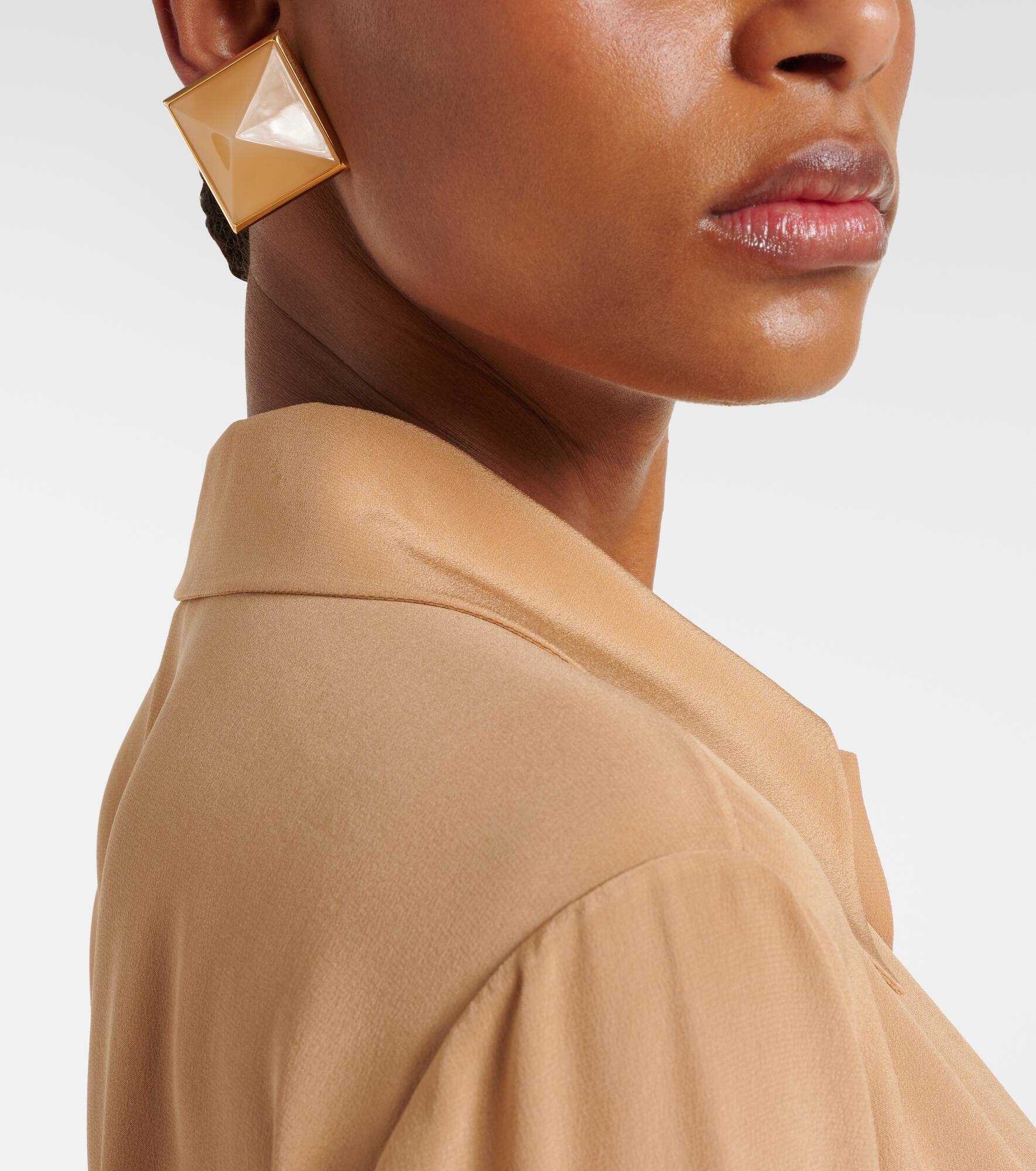 Pyramid earrings - 6