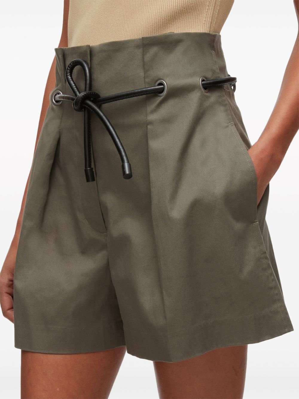 Origami belted shorts - 6