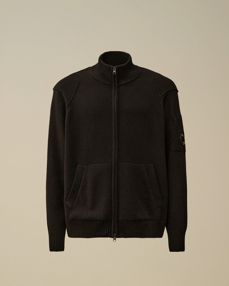 Lambswool GRS Full Zip Sweater 1