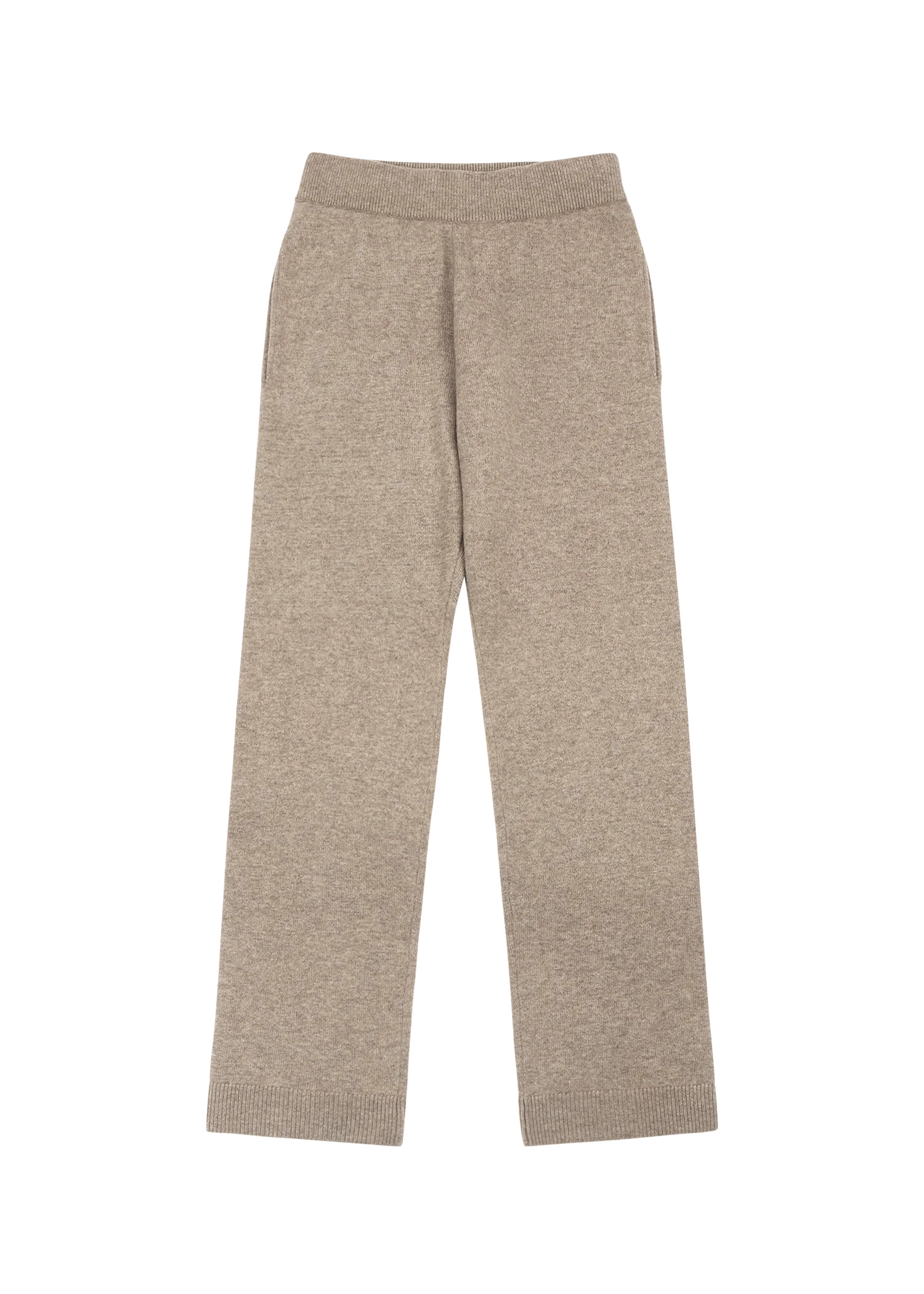 KNIT LOUNGE PANT CAMEL - 1