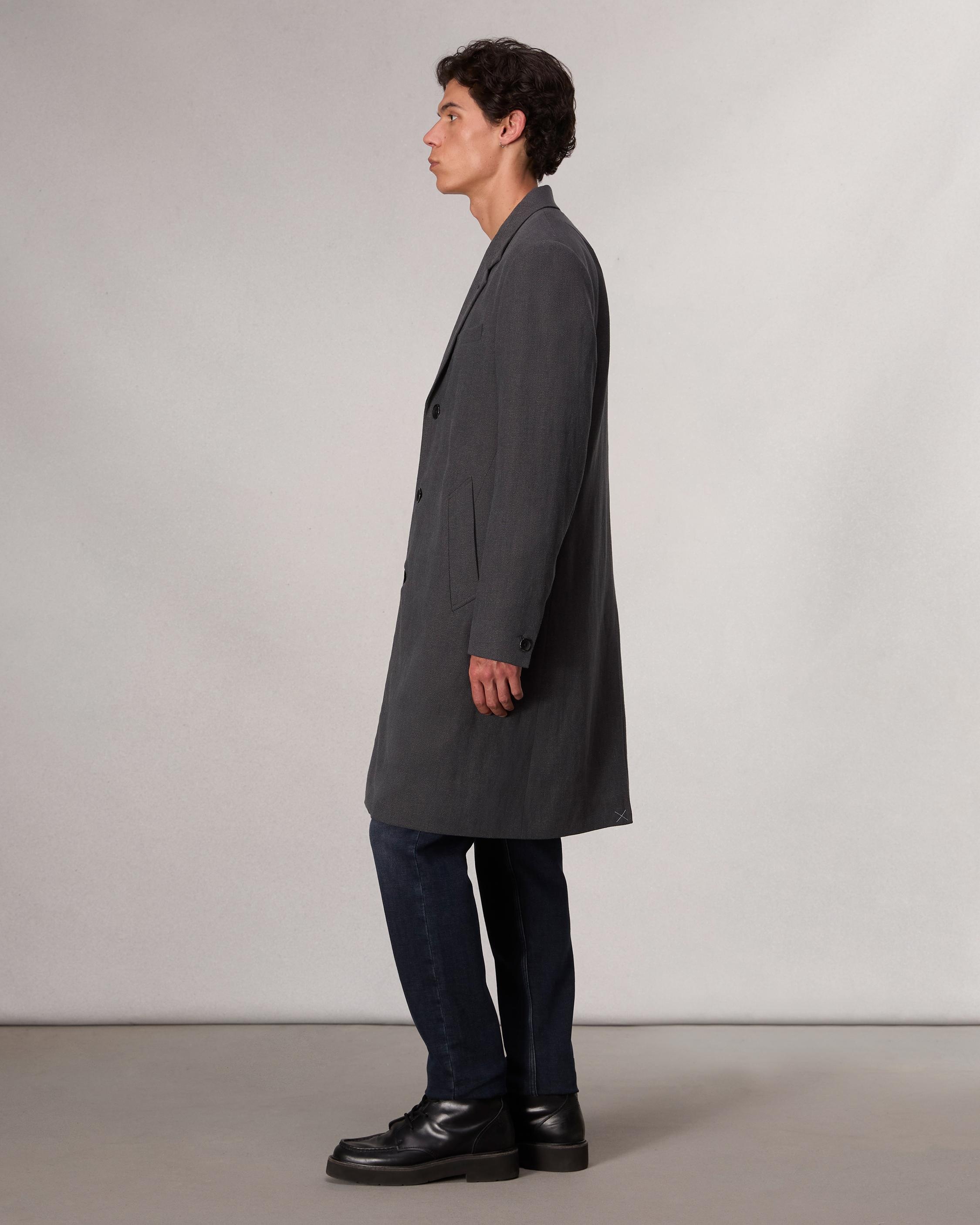 Lance Wool-Linen Topcoat - 4