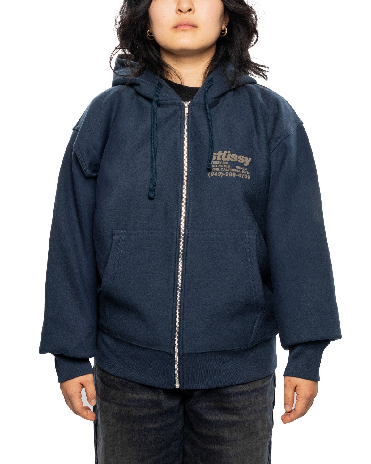 【STUSSY FA24'】Stussy DNA Zip Hoodie Stussy - BLACK DNA ZIP HOOD – LE LABO STORE