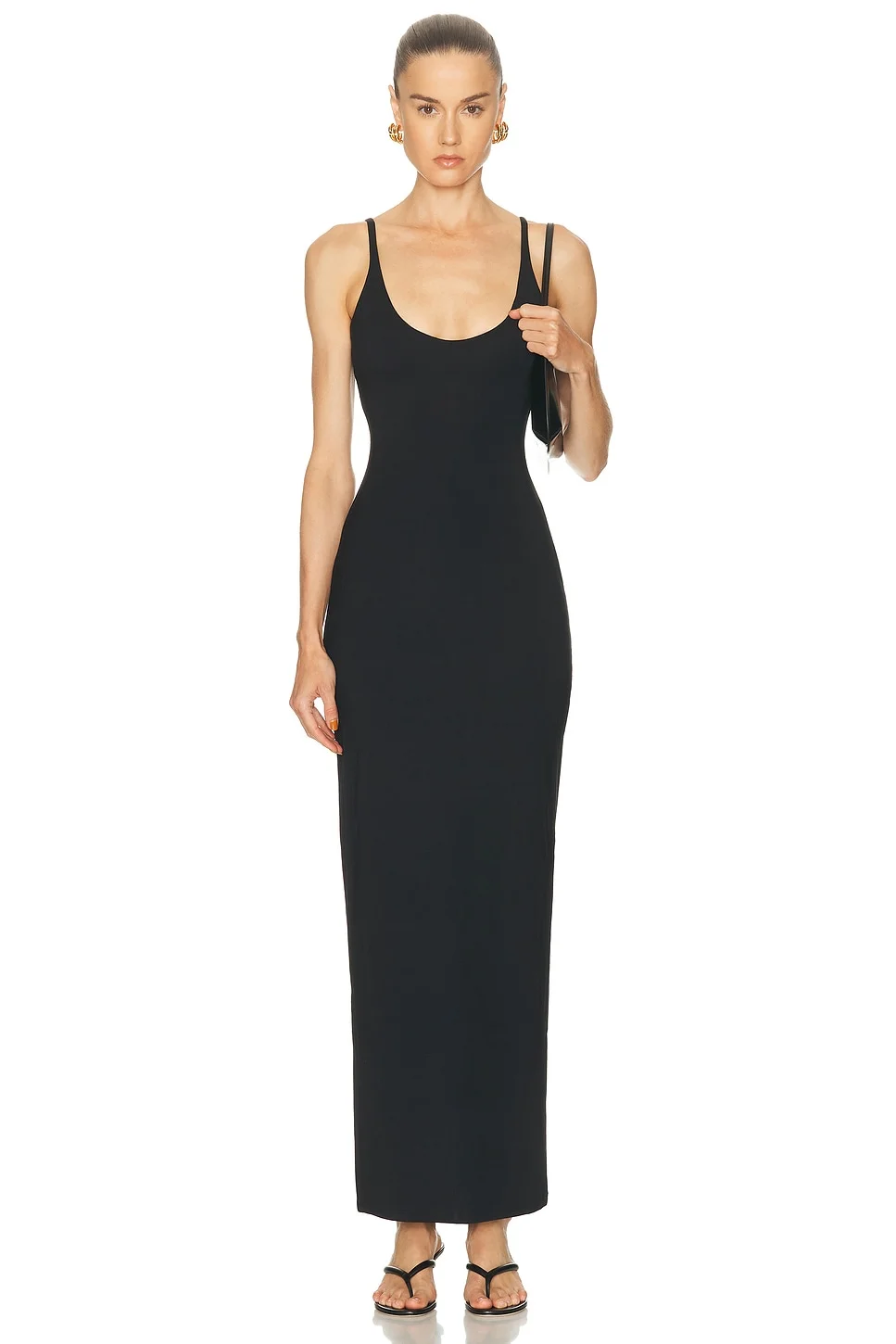 Smooth Layers Skimpy Strap Maxi Dress - 1