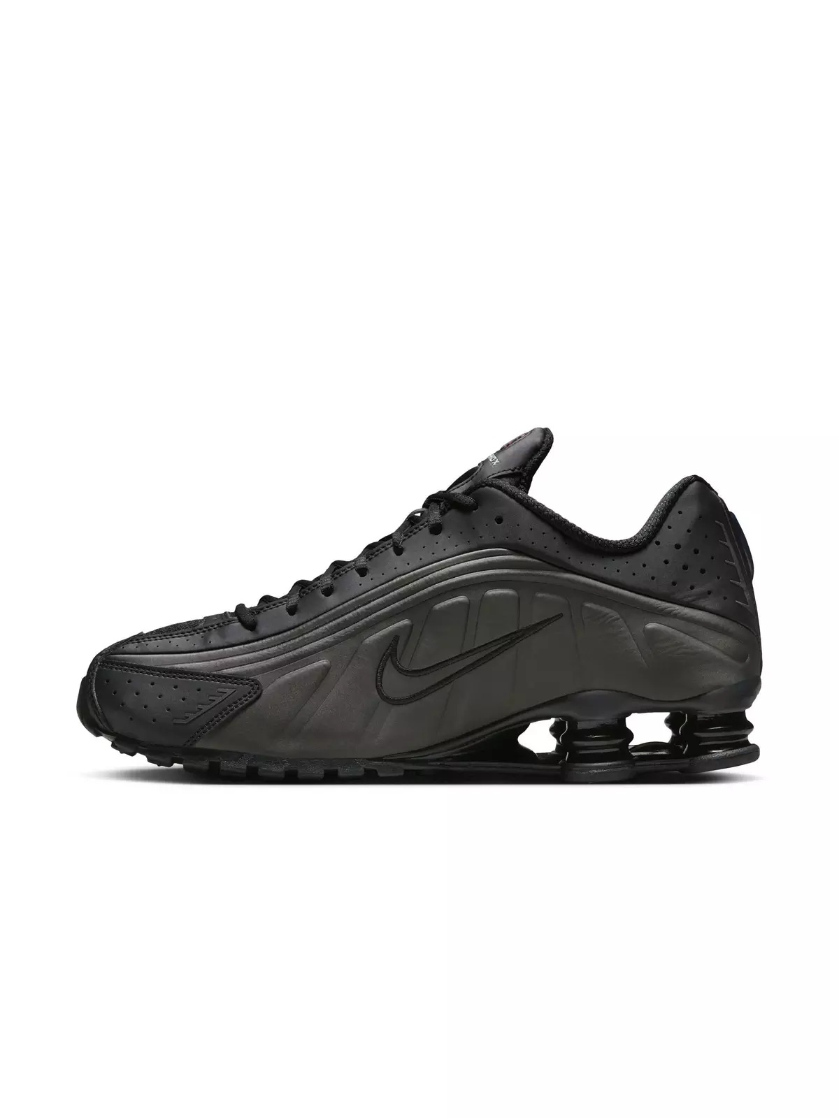 Shox R4 "Black/Bright Crimson" Men's Shoe - 4