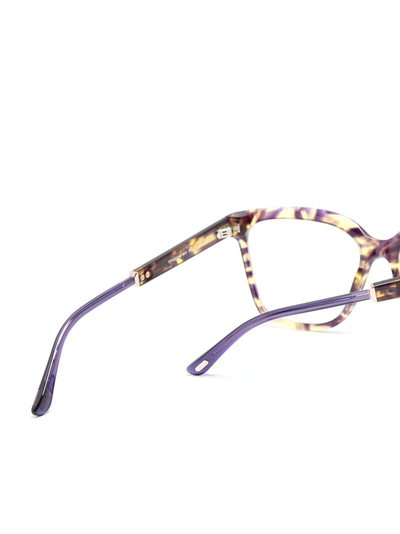 tortoiseshell-effect oversize-frame glasses 3