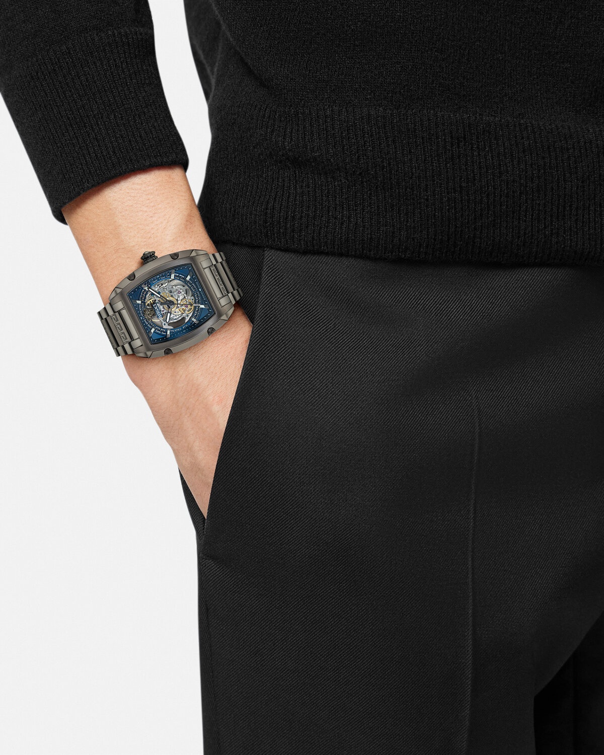 Versace Dominus Skeleton Watch - 5