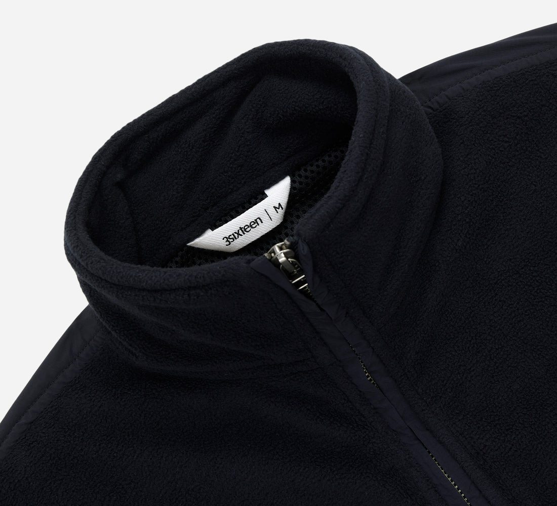 Fleece Jacket - Black - 3