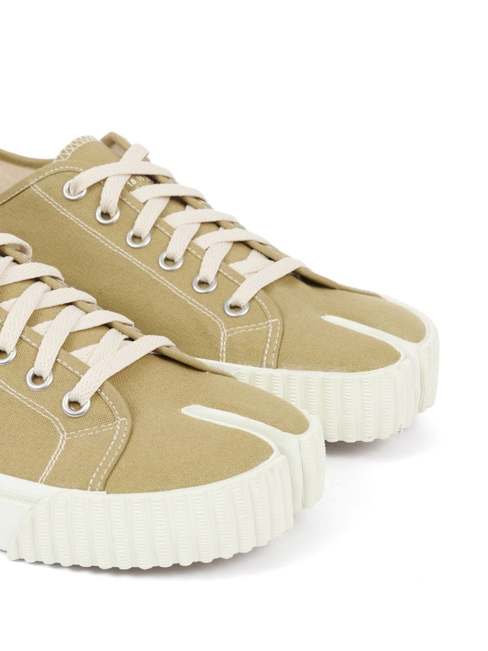 Tabi canvas low-top sneakers - 5