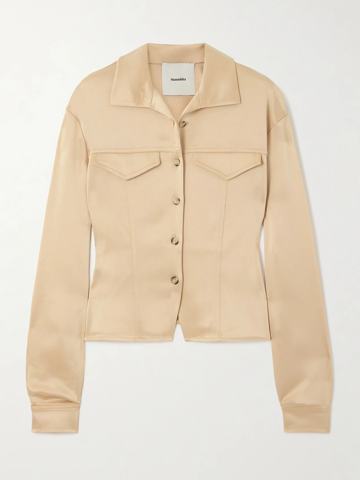 Gitta Satin Shirt - 1