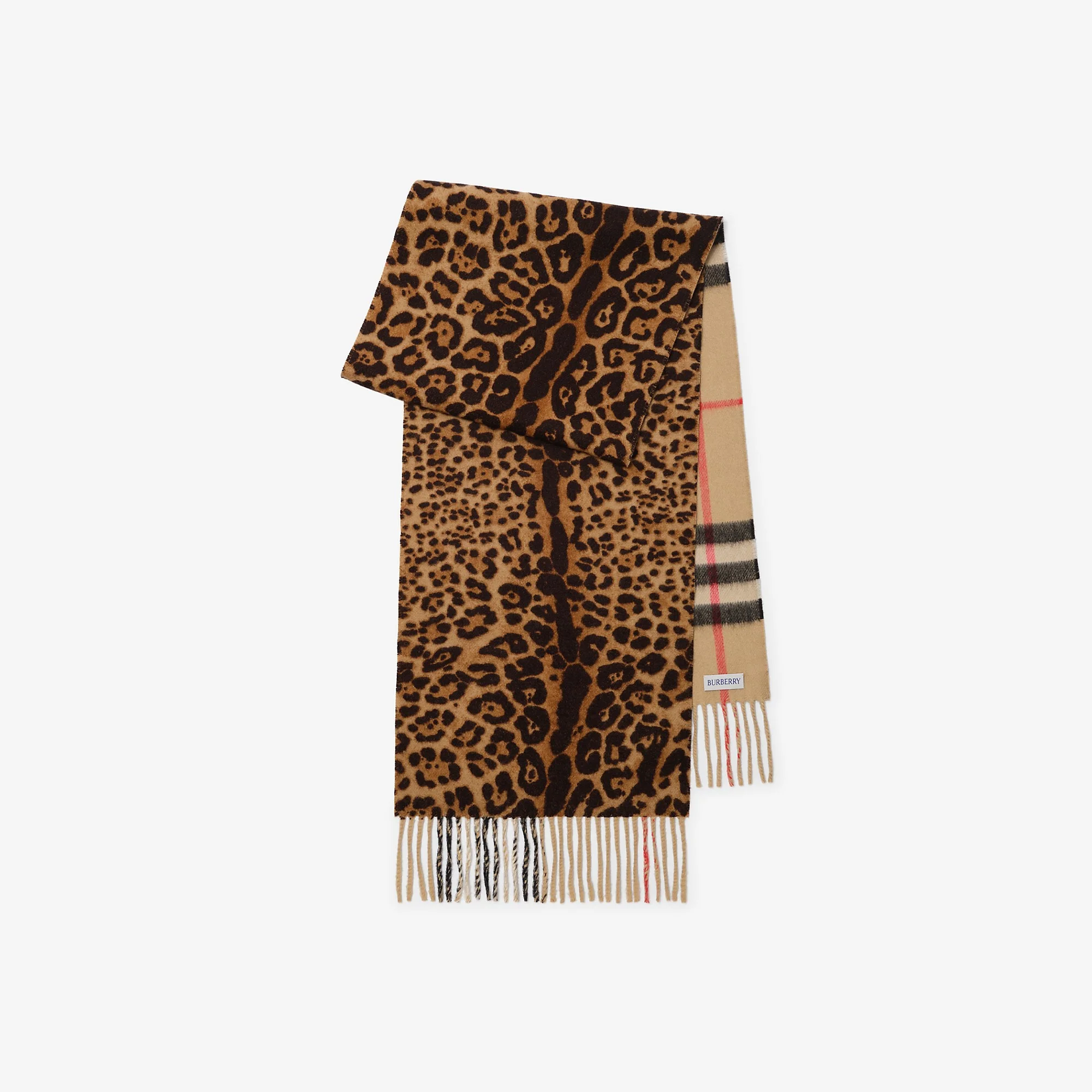 Reversible Check Cashmere Scarf - 1