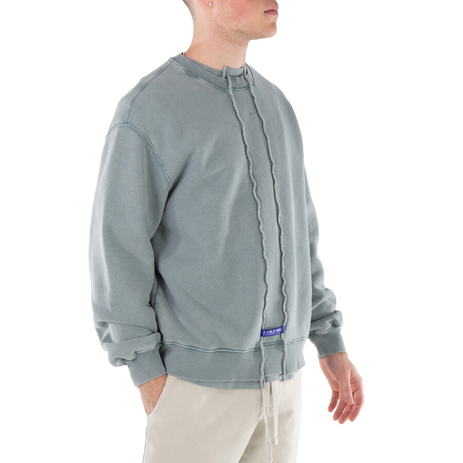 A Cold Wall Embroidered Logo Crew Neck Sweatshirt - 2