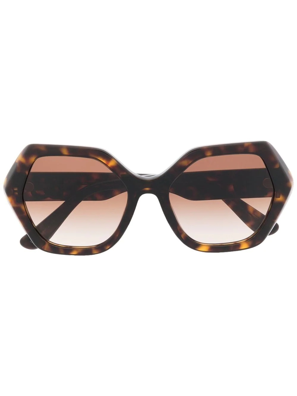 DG Crossed geometric-frame sunglasses - 1