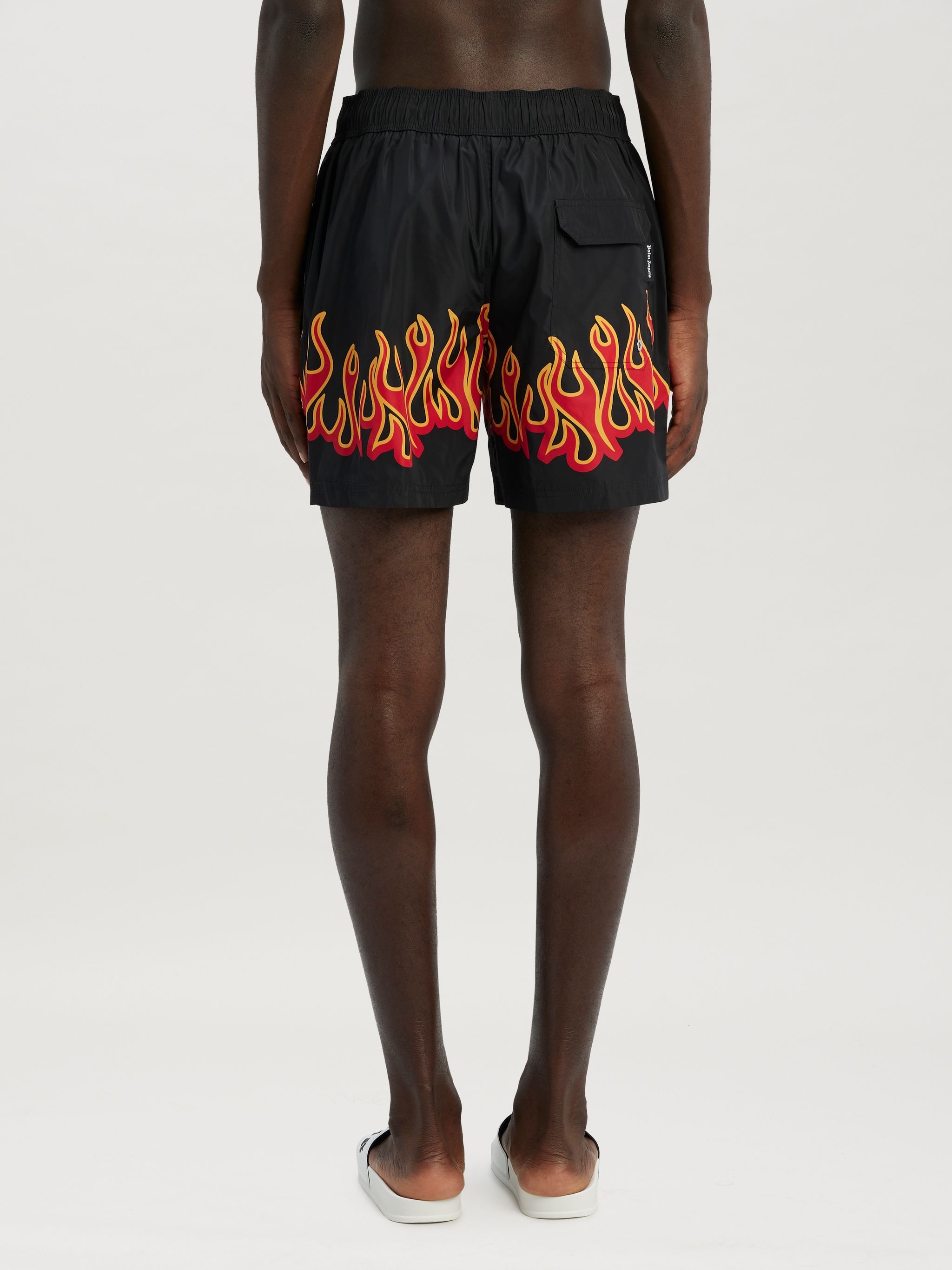BURNING FLAMES PRINT SWIMSHORT - 5