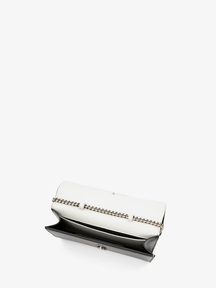 Women's The Slash Clutch in Black/ivory - 4