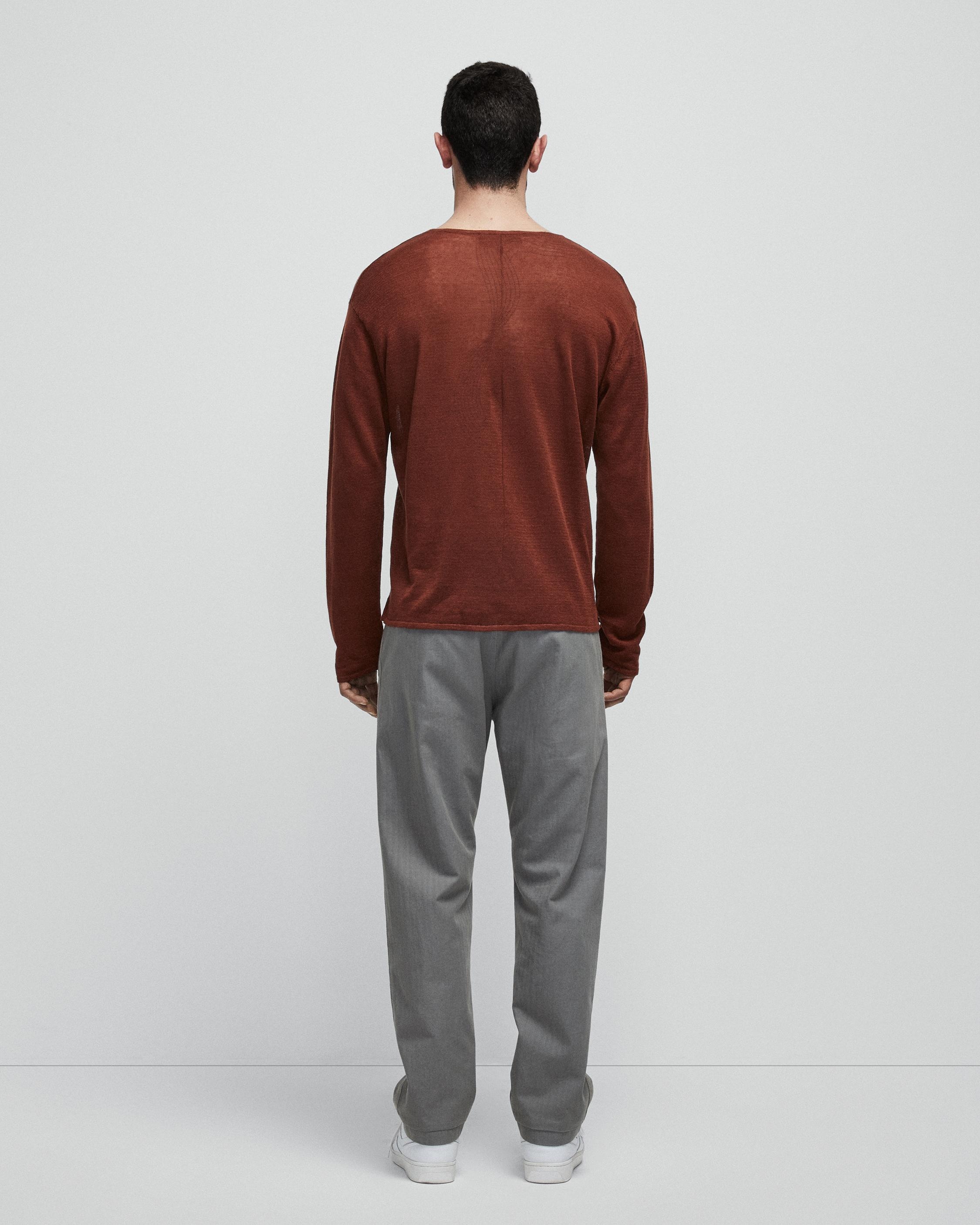 Kerwin Linen Long Sleeve Crew
Relaxed Fit Shirt - 6
