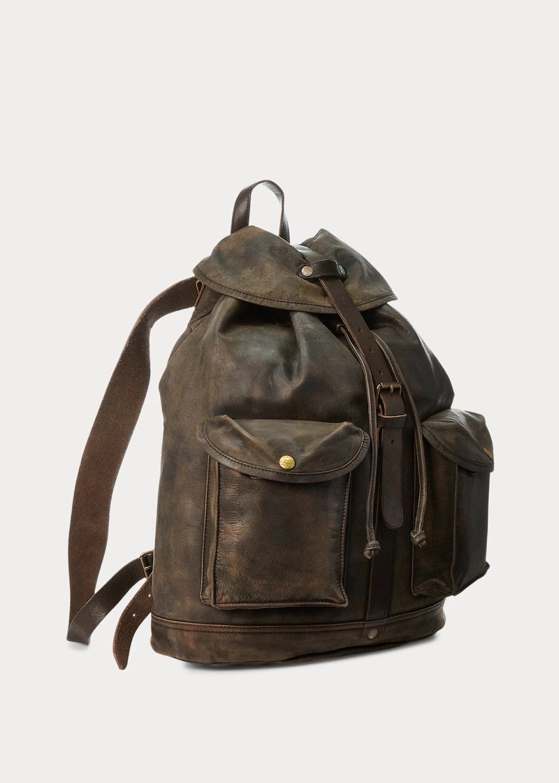 RRL by Ralph Lauren Leather Rucksack outlook