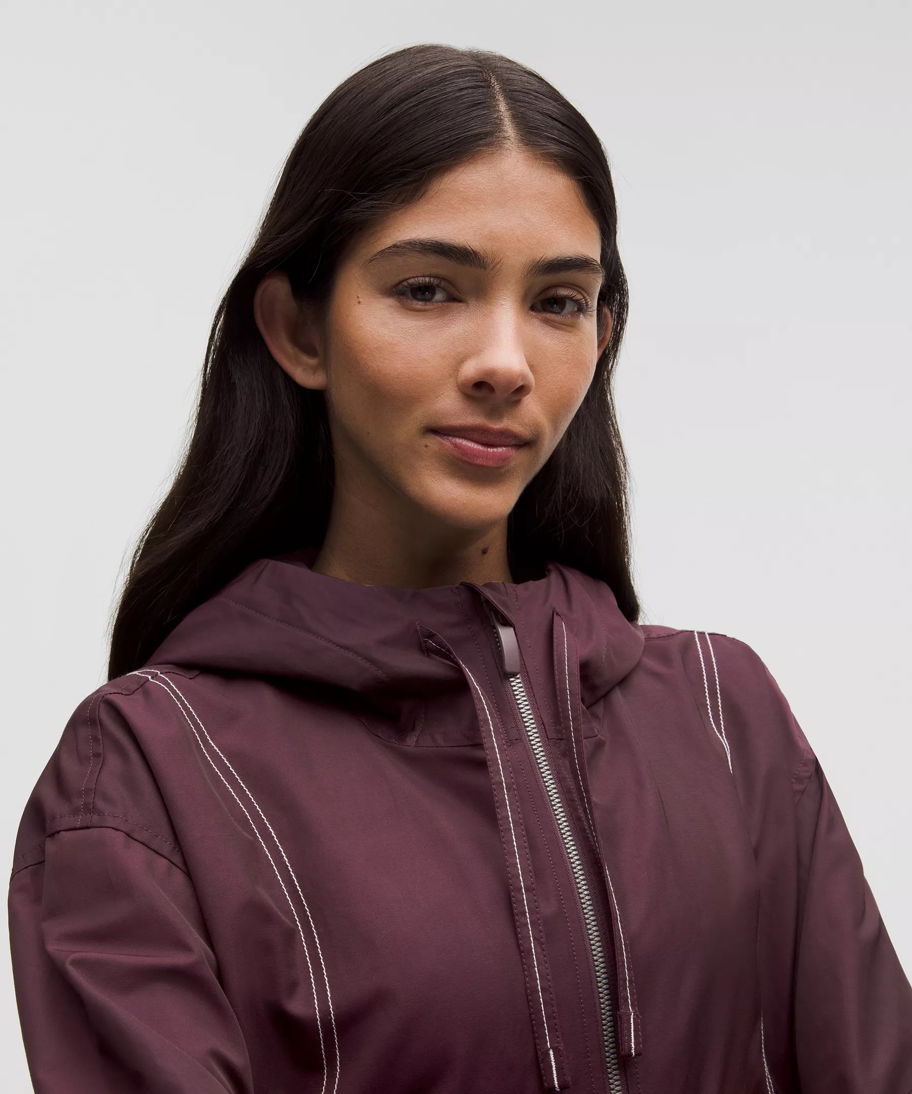 Water-Resistant Cropped Hooded Jacket - 4