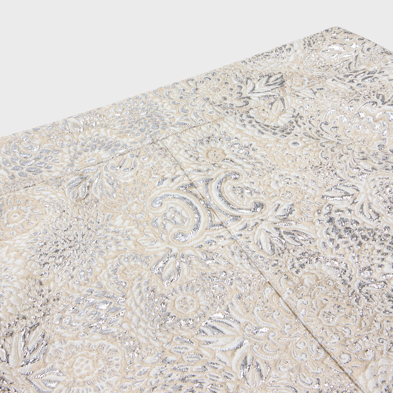 trapeze mini skirt in lurex boutis 3