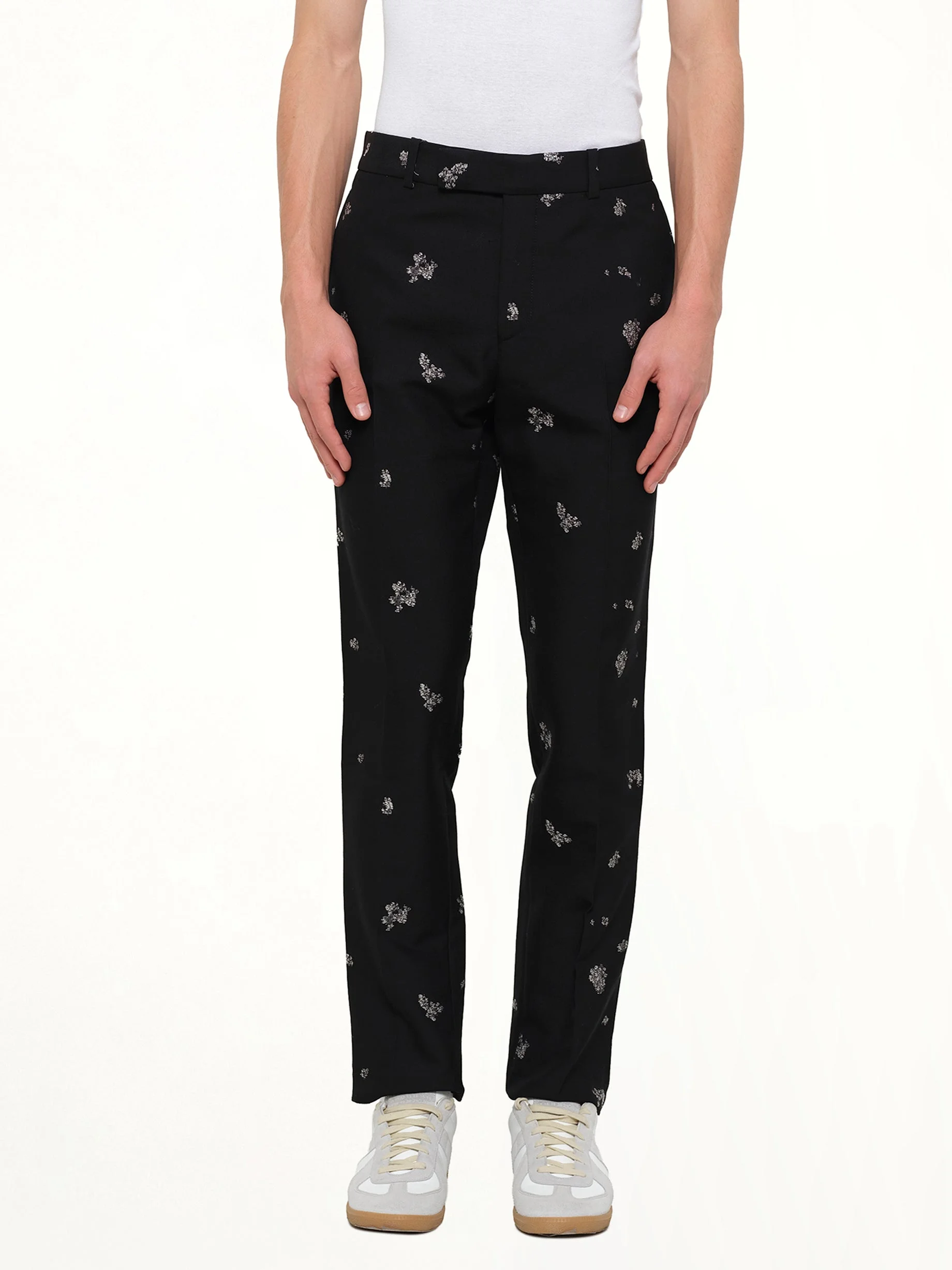 Fitted Pants in Black - 1
