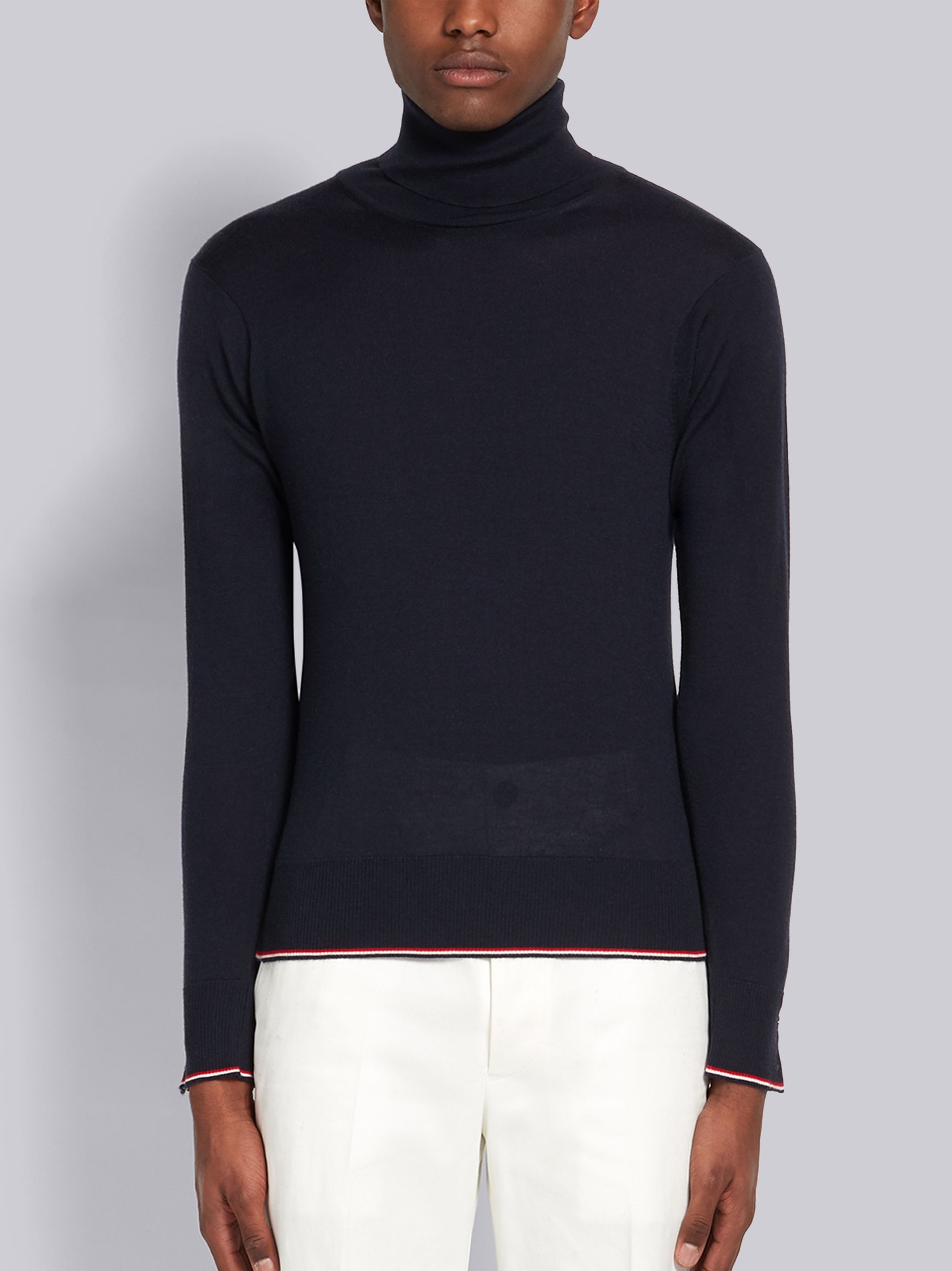 Classic Cashmere Turtleneck Pullover - 1