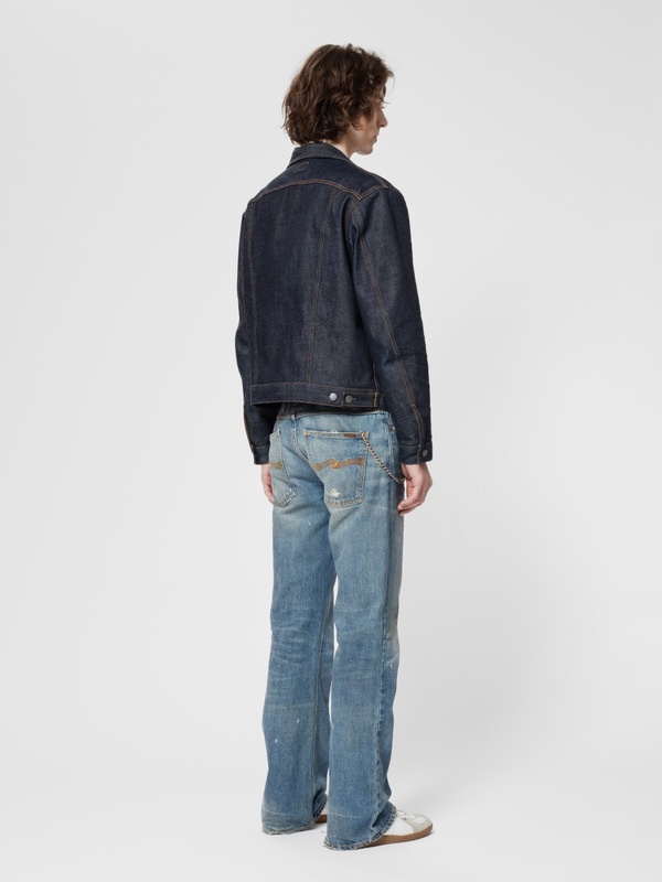 Danny Ace Selvage Denim Jacket Dry Blue - 8